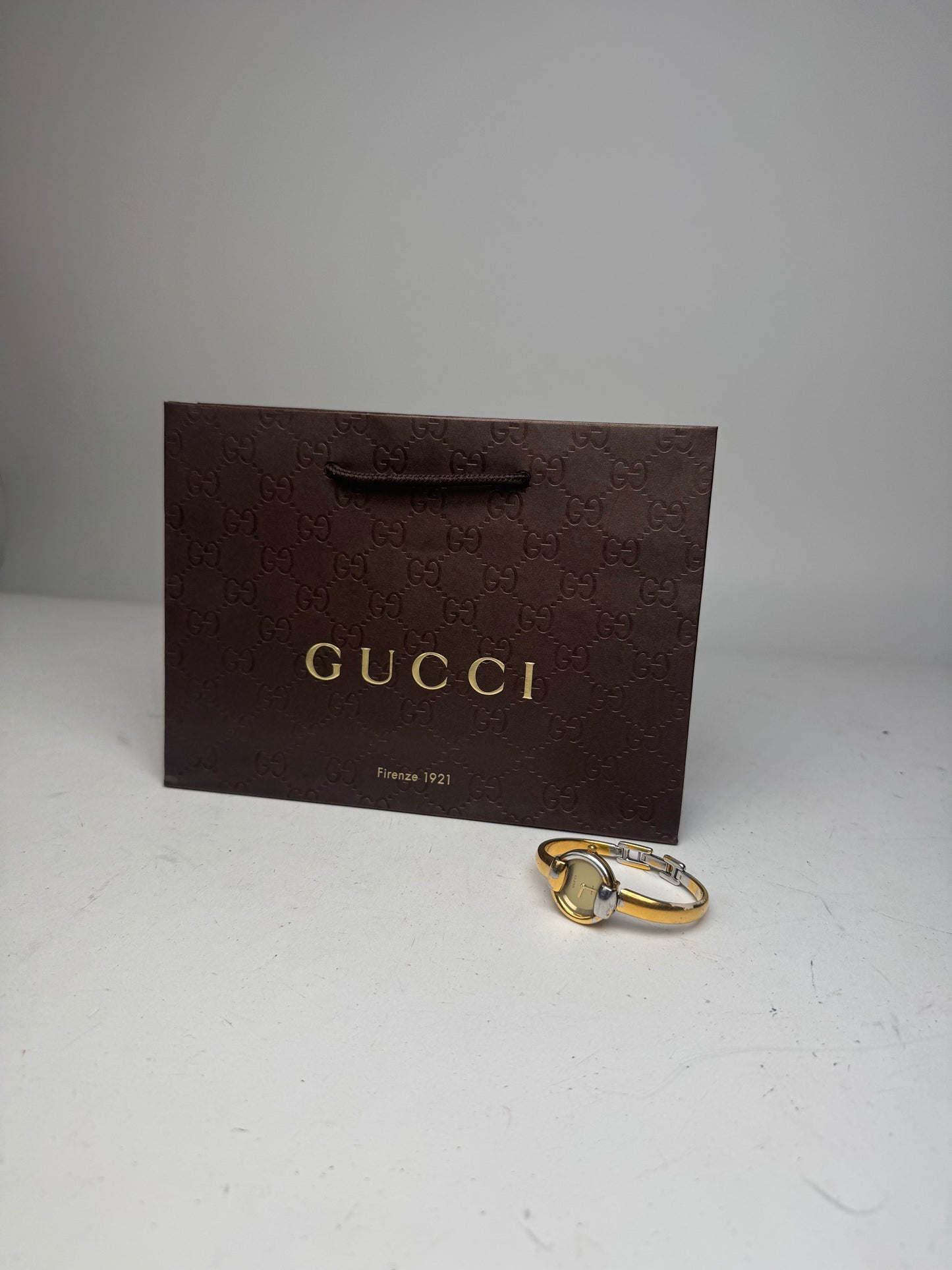 Vintage Gucci Horsebit Quartz Watch golden