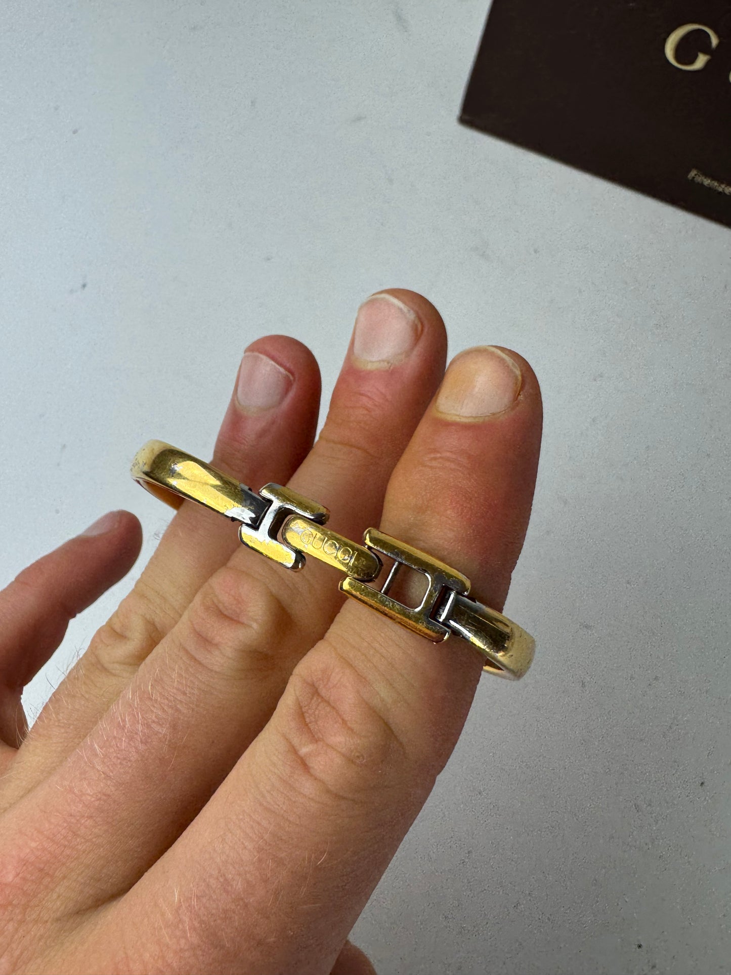 Vintage Gucci Horsebit Quartz Watch golden