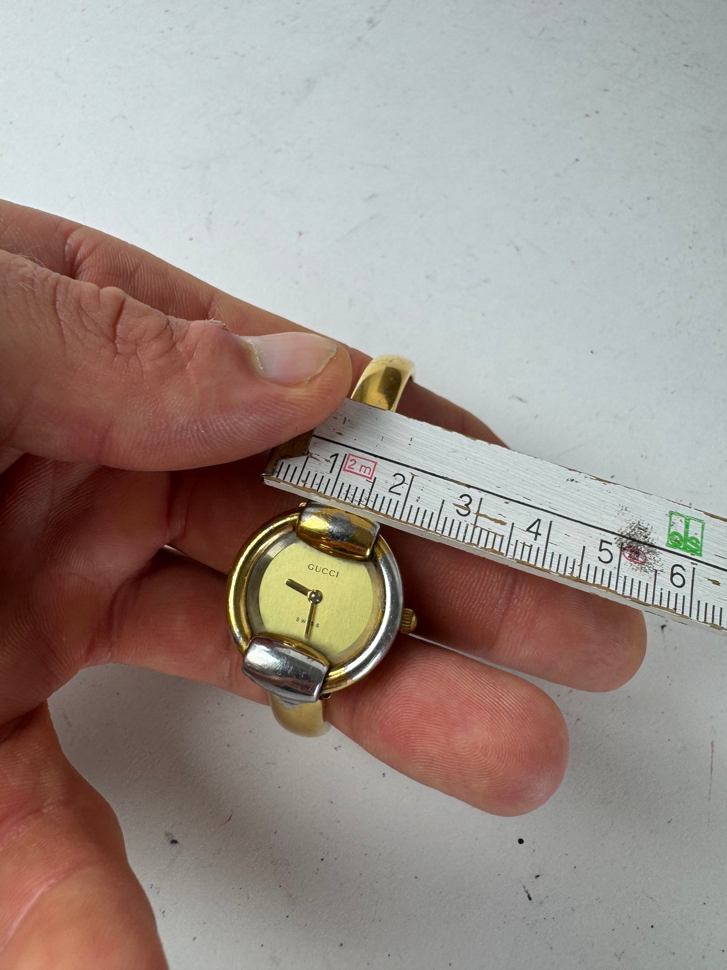 Vintage Gucci Horsebit Quartz Watch golden