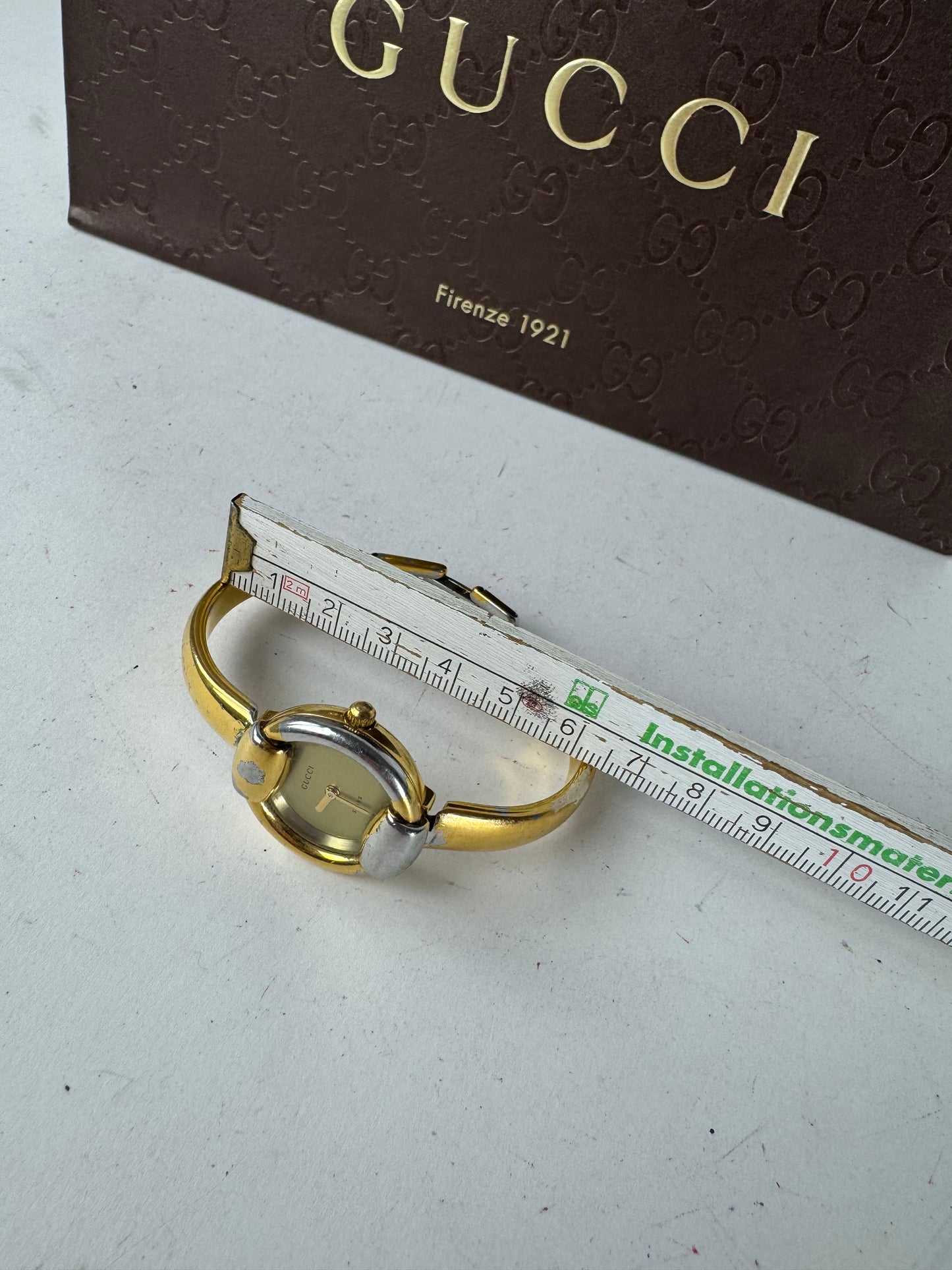 Vintage Gucci Horsebit Quartz Watch golden