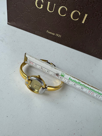 Vintage Gucci Horsebit Quartz Watch golden