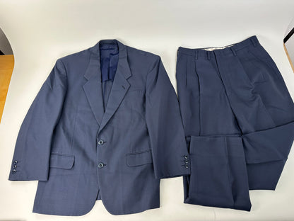 Vintage Balenciaga Wool Blend Suit Navy L