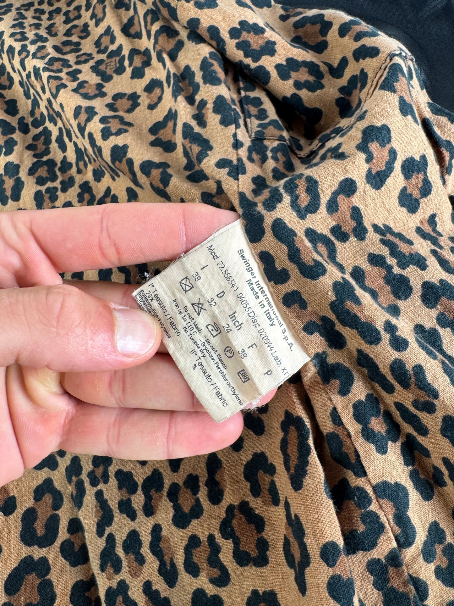 Vintage Fendi Trenchcoat Polyester black M