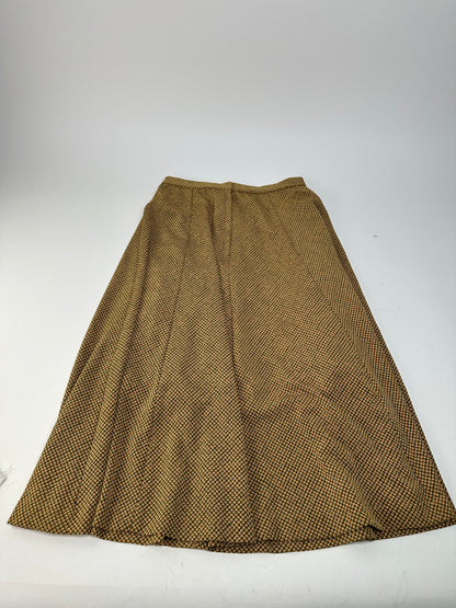Vintage Gucci Wool Twin Set Abstract Gold Brown M