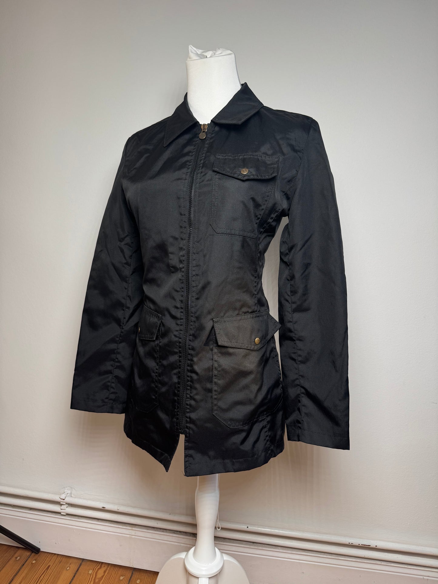 Vintage Fendi Trenchcoat Polyester black M