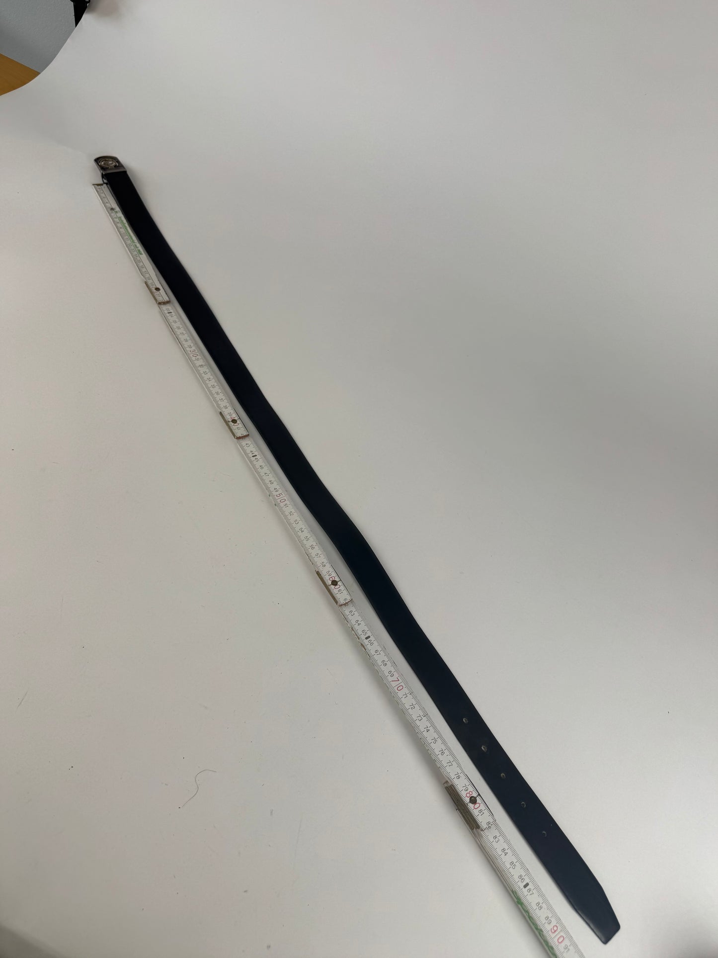 Vintage Dior Leather Belt black