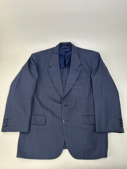 Vintage Balenciaga Wool Blend Suit Navy L