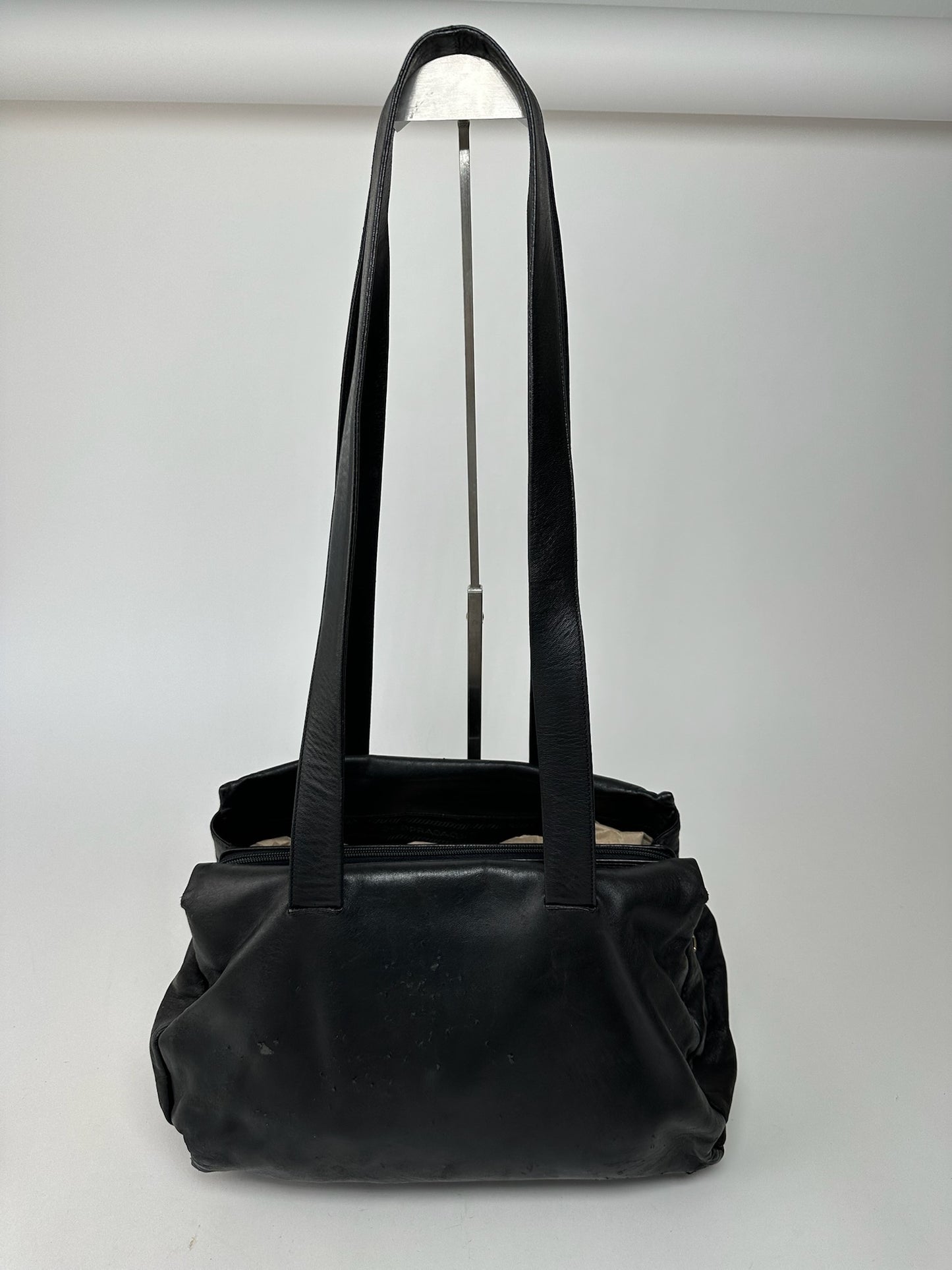 Vintage Prada Leather Bag Black