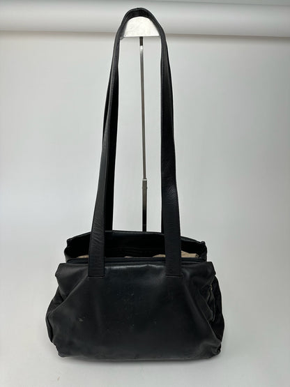 Vintage Prada Leather Bag Black