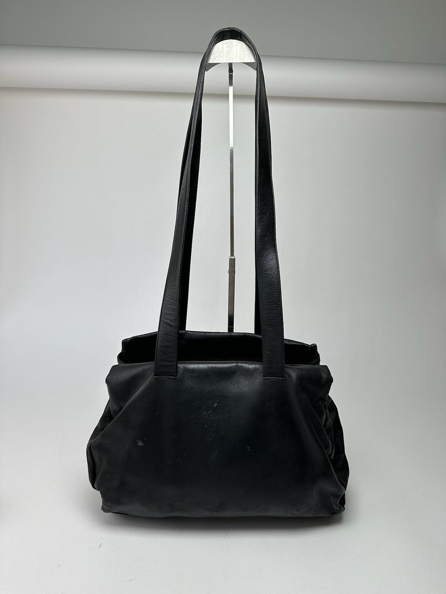 Vintage Prada Leather Bag Black