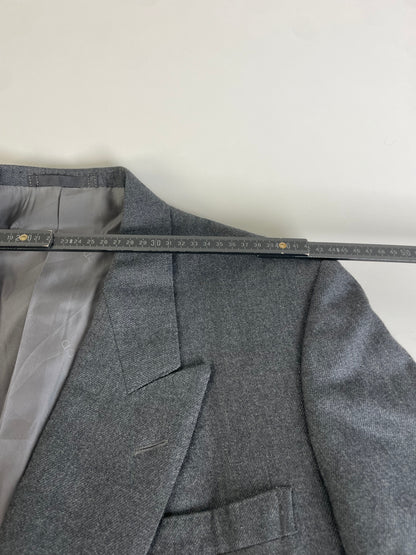 Vintage Dior Wool Blazer Gray XL