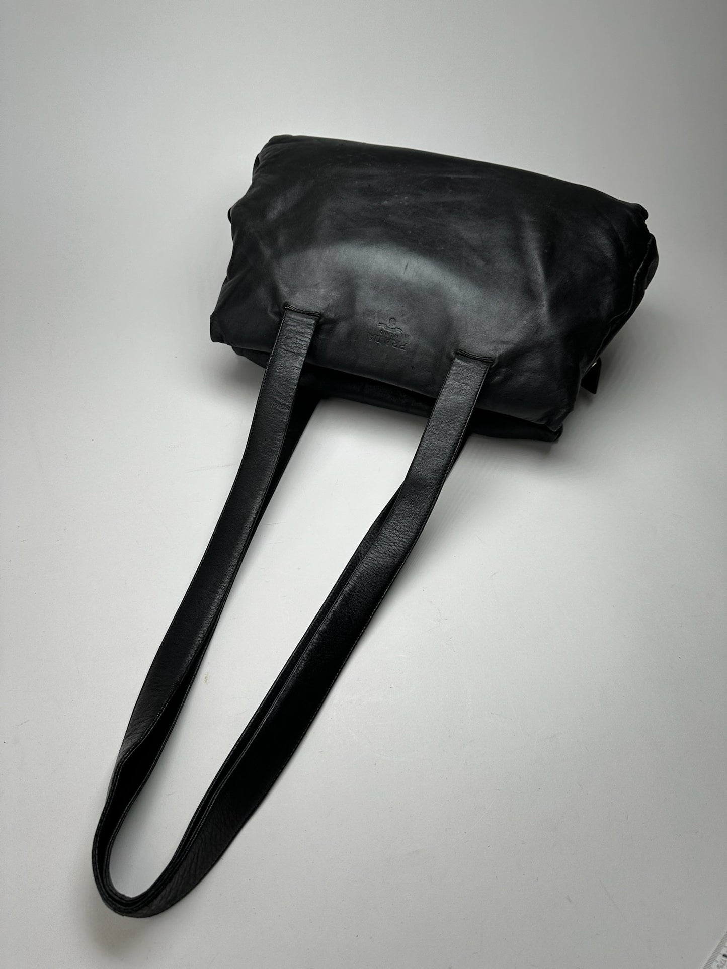 Vintage Prada Leather Bag Black