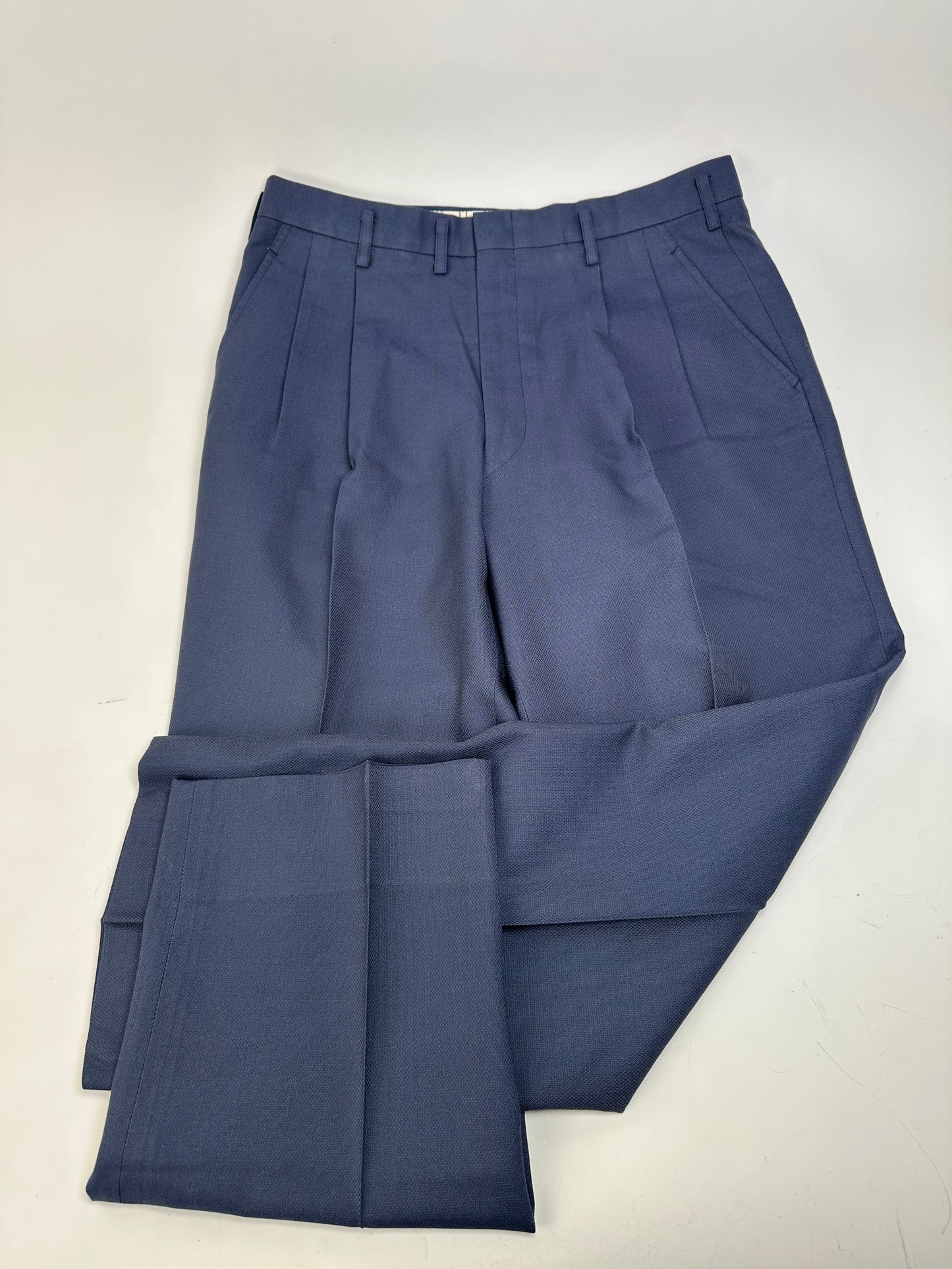 Vintage Balenciaga Wool Blend Suit Navy L