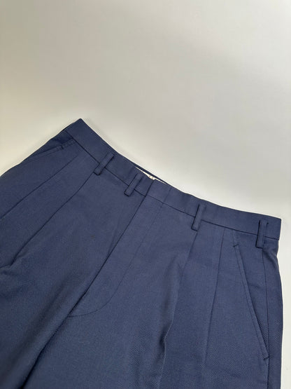 Vintage Balenciaga Wool Blend Suit Navy L
