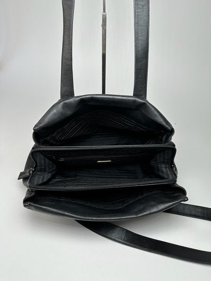 Vintage Prada Leather Bag Black