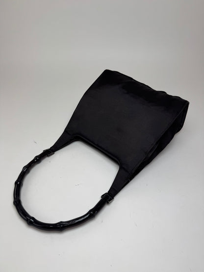 Sac Gucci vintage en bambou violet