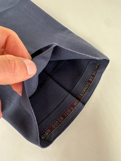 Vintage Balenciaga Wool Blend Suit Navy L