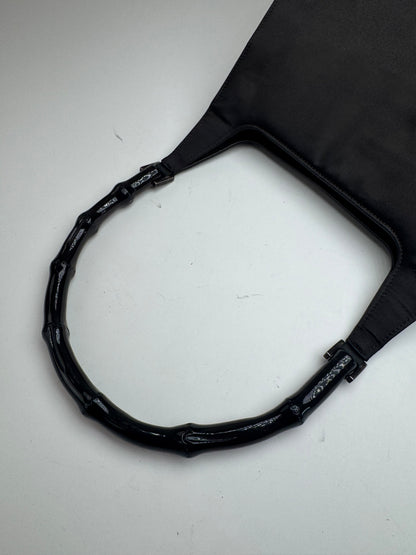 Sac Gucci vintage en bambou violet