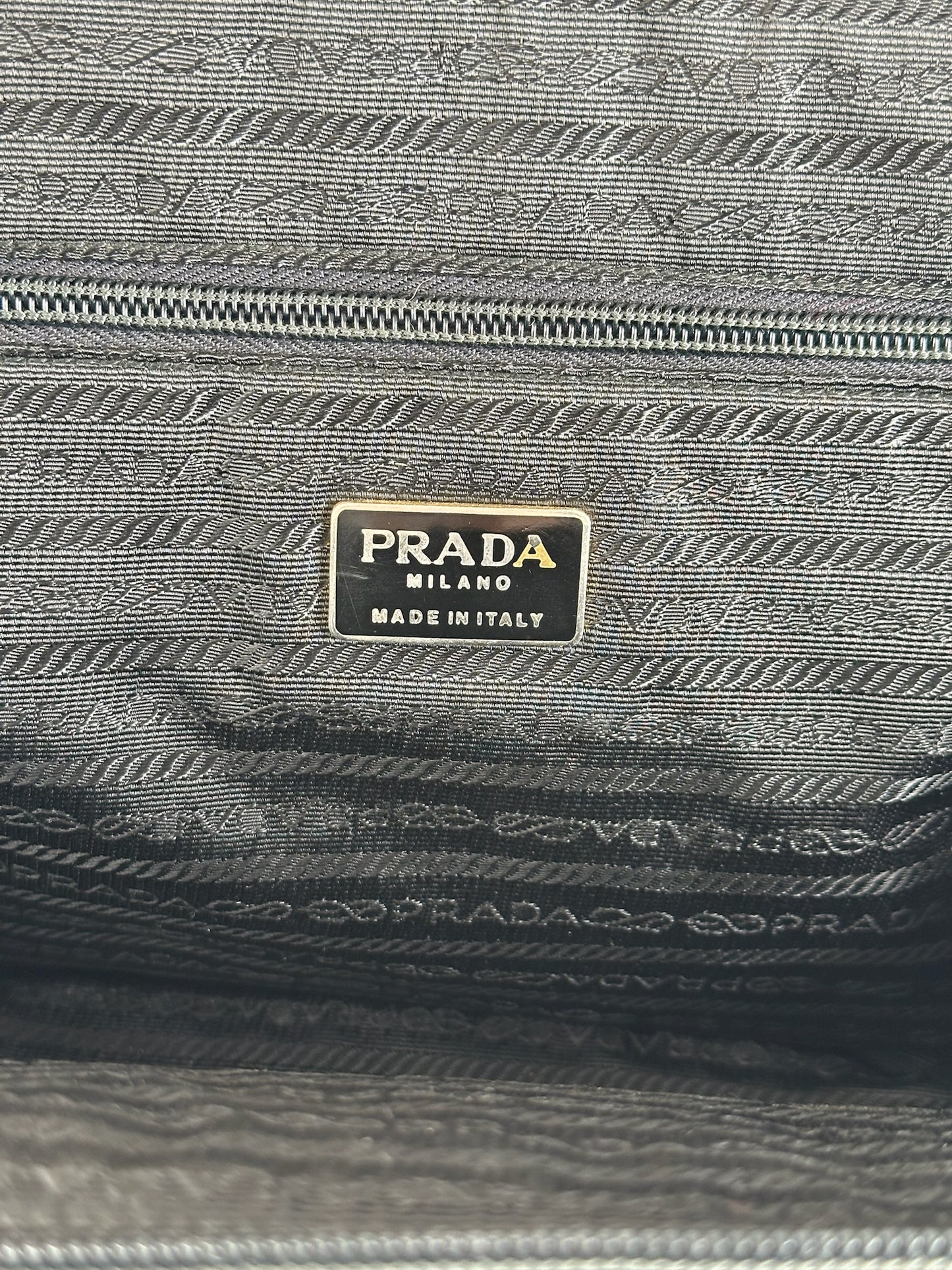 Vintage Prada Leather Bag Black