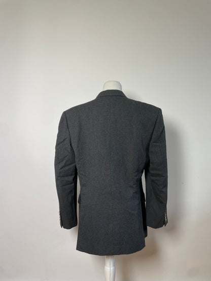 Vintage Dior Wool Blazer Gray XL