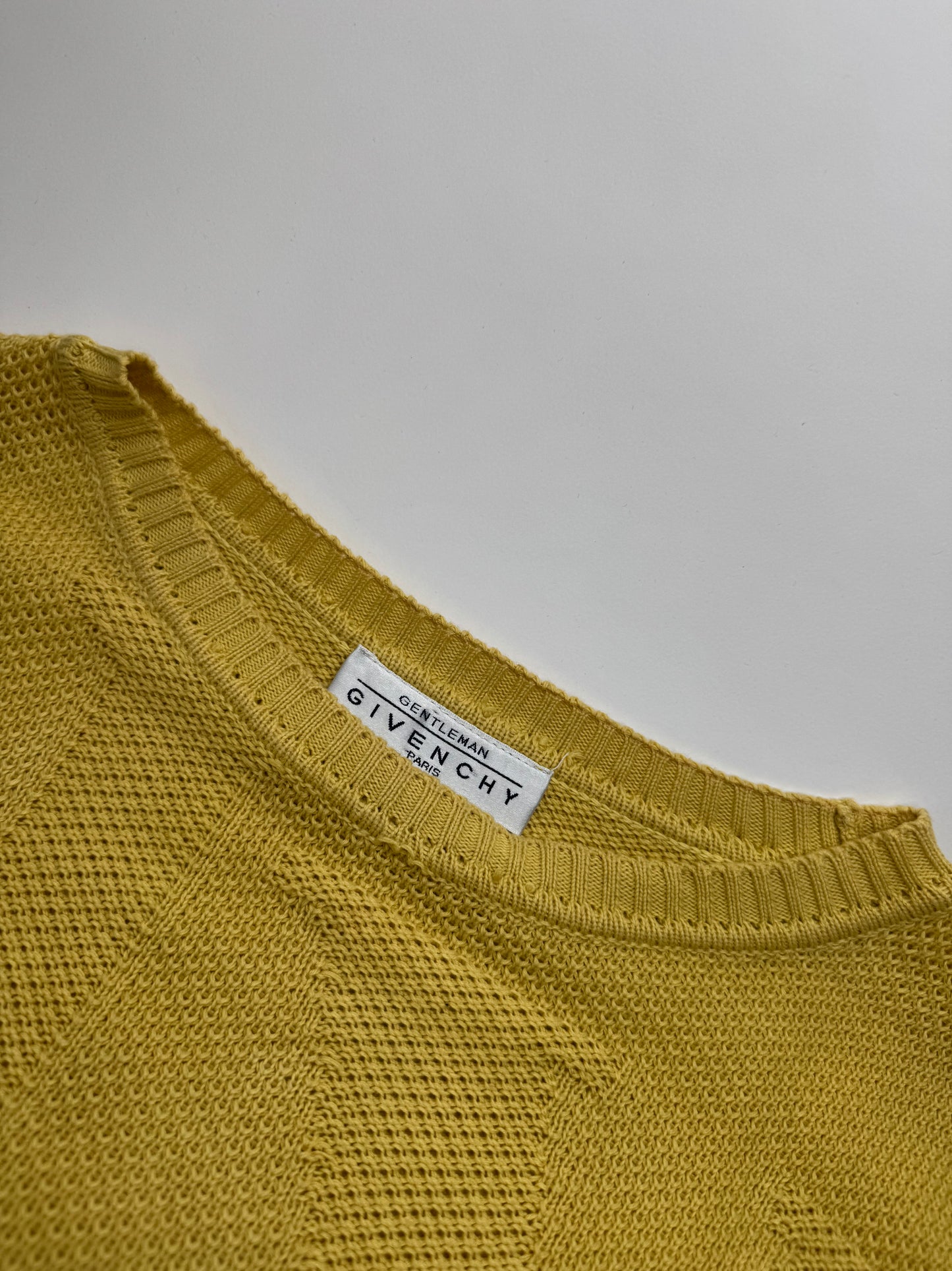 Vintage Givenchy Sweater M/L yellow
