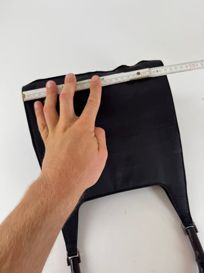 Sac Gucci vintage en bambou violet