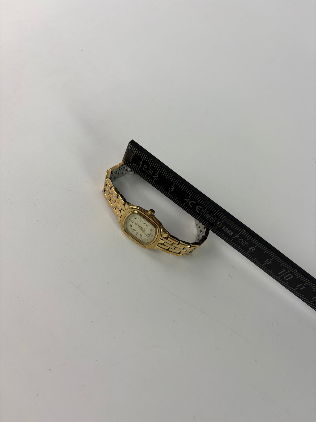 Vintage Givenchy Two-Tone Bracelet Watch c. Late 1980s Gold Silver