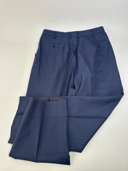 Vintage Balenciaga Wool Blend Suit Navy L