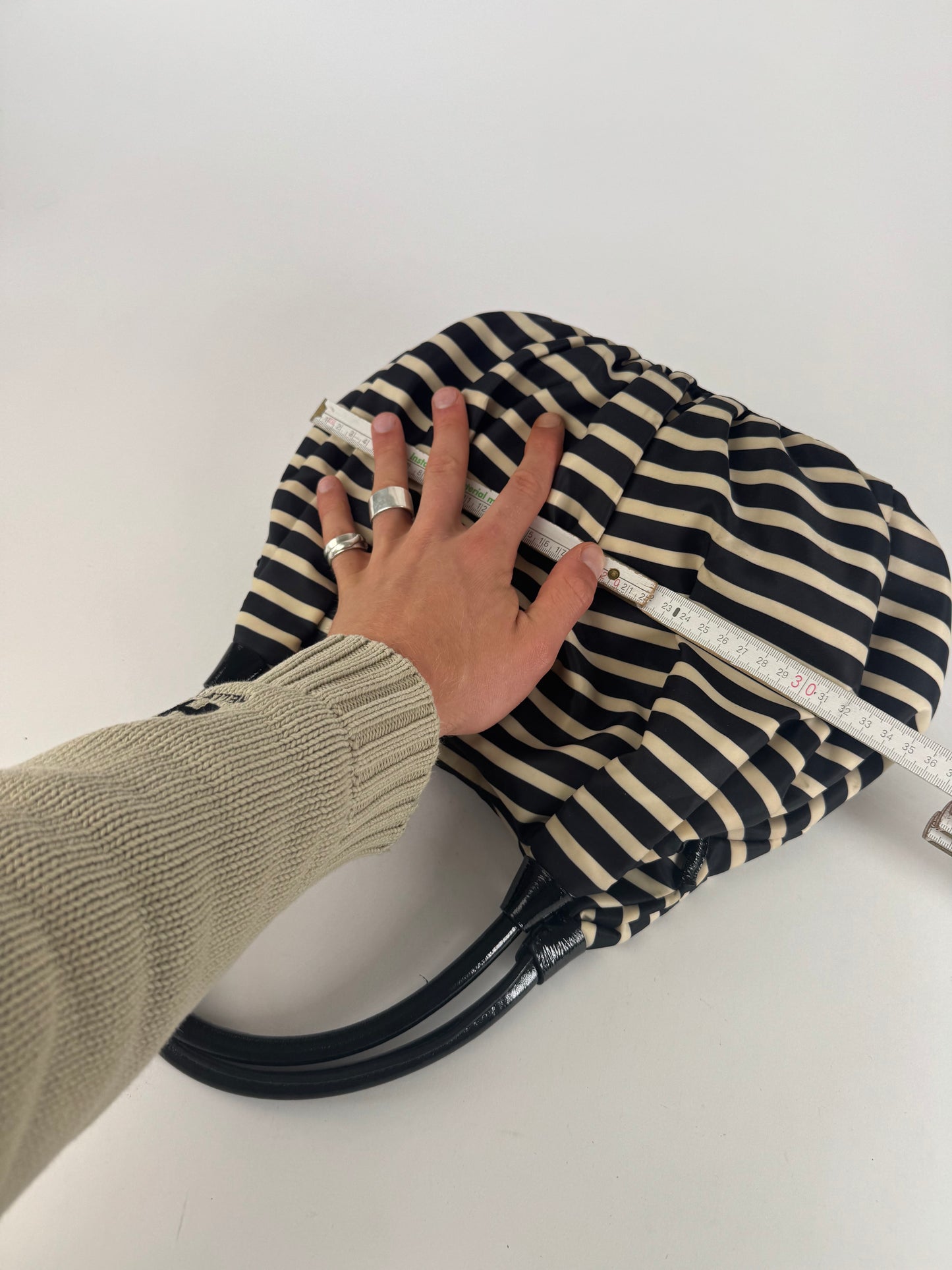 Vintage Kate Spade Canvas bag Striped