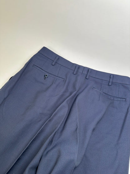 Vintage Balenciaga Wool Blend Suit Navy L