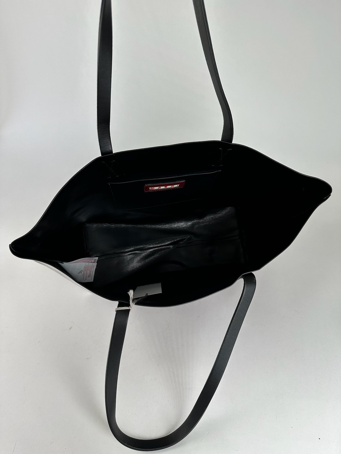 Vintage Marni Patent Leather Shopper red