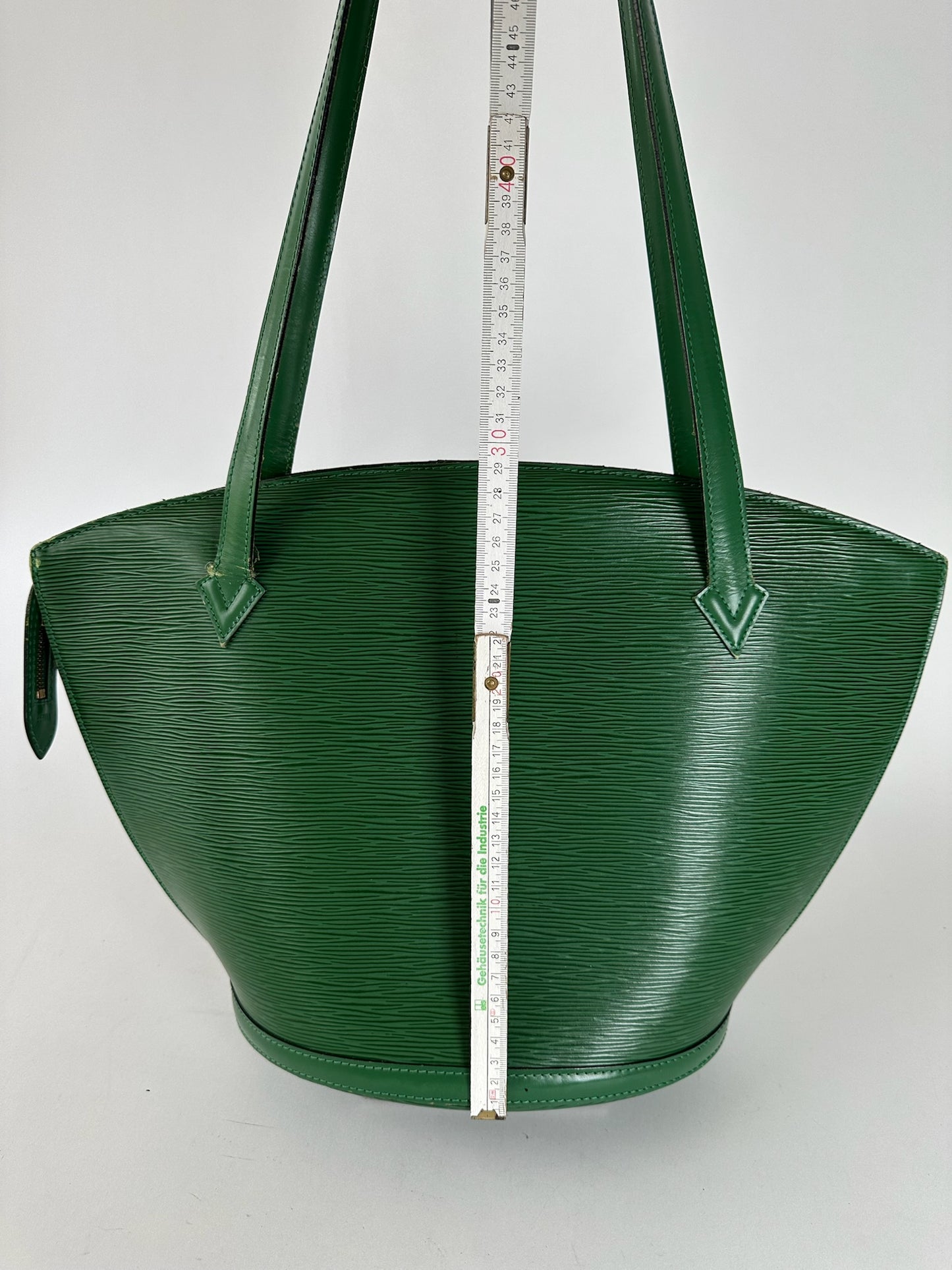 Vintage Louis Vuitton Saint Jacques EPI Leather Bag green