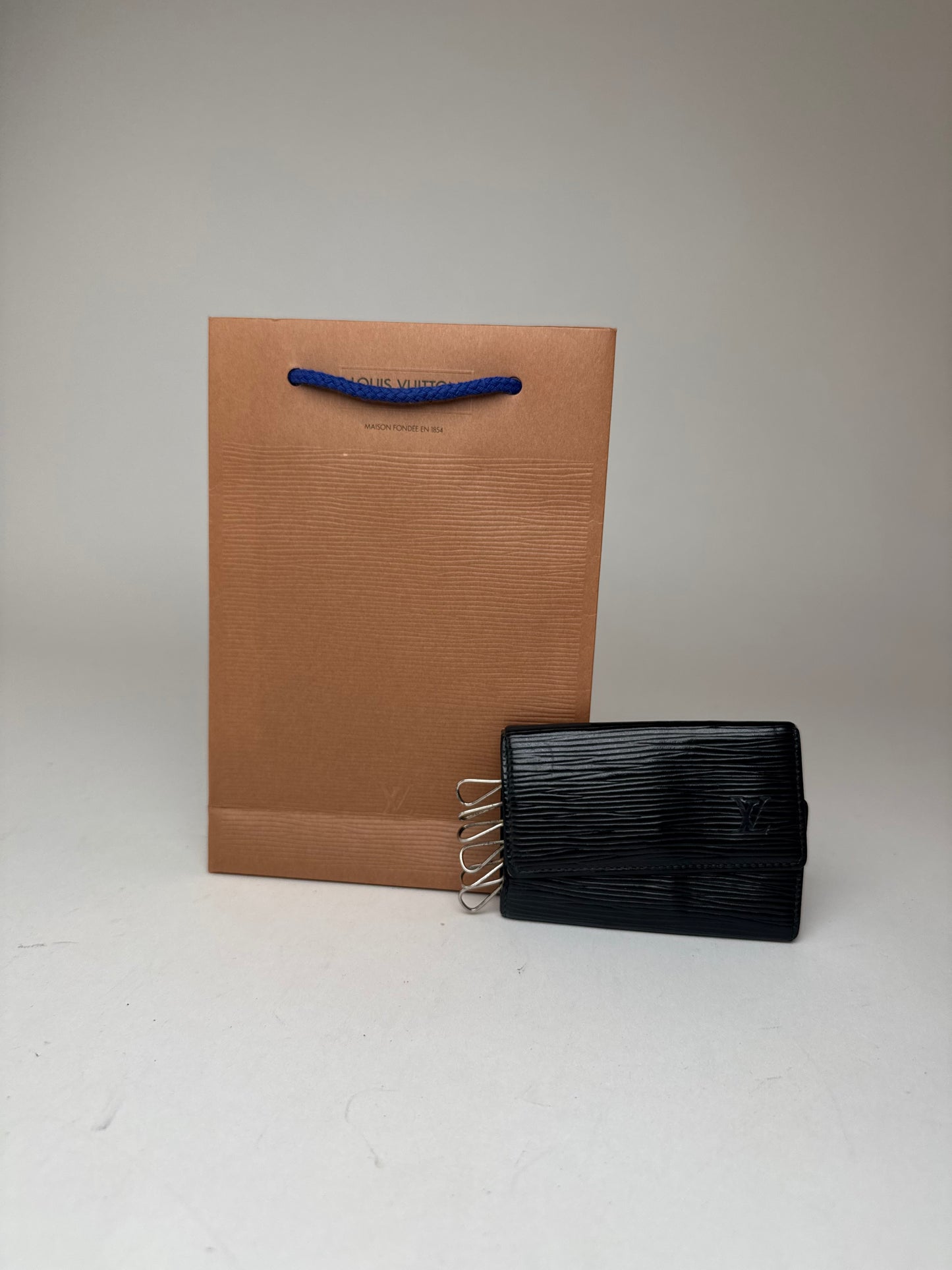 Vintage Louis Vuitton EPI Leather Key Holder black