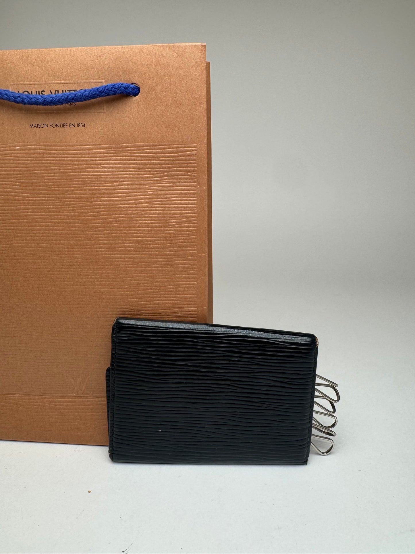 Vintage Louis Vuitton EPI Leather Key Holder black