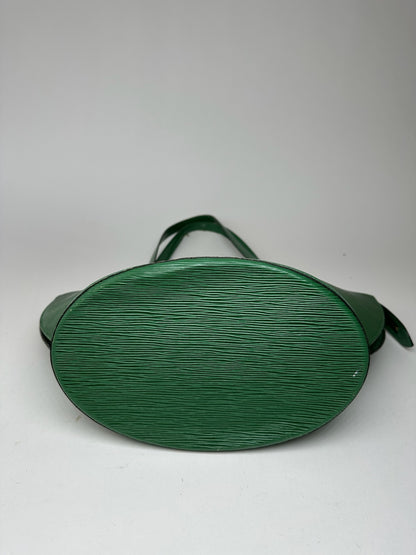 Vintage Louis Vuitton Saint Jacques EPI Leather Bag green