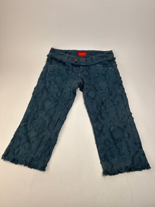 Vintage Vivienne Westwood Abstract 3/4 Pants Navy M
