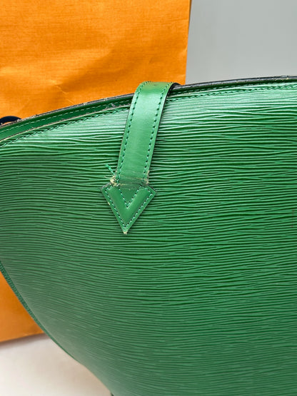 Vintage Louis Vuitton Saint Jacques EPI Leather Bag green