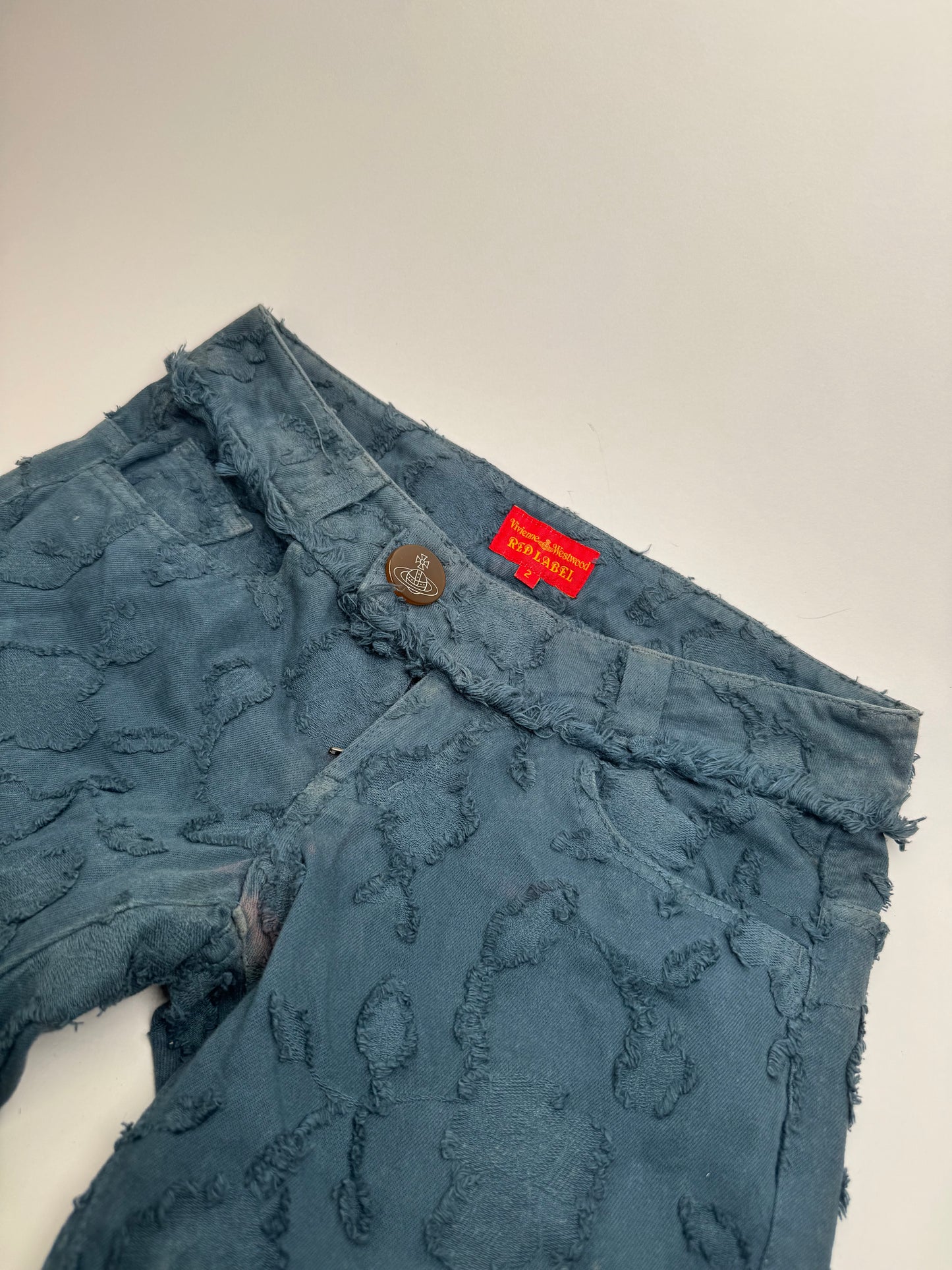 Vintage Vivienne Westwood Abstract 3/4 Pants Navy M