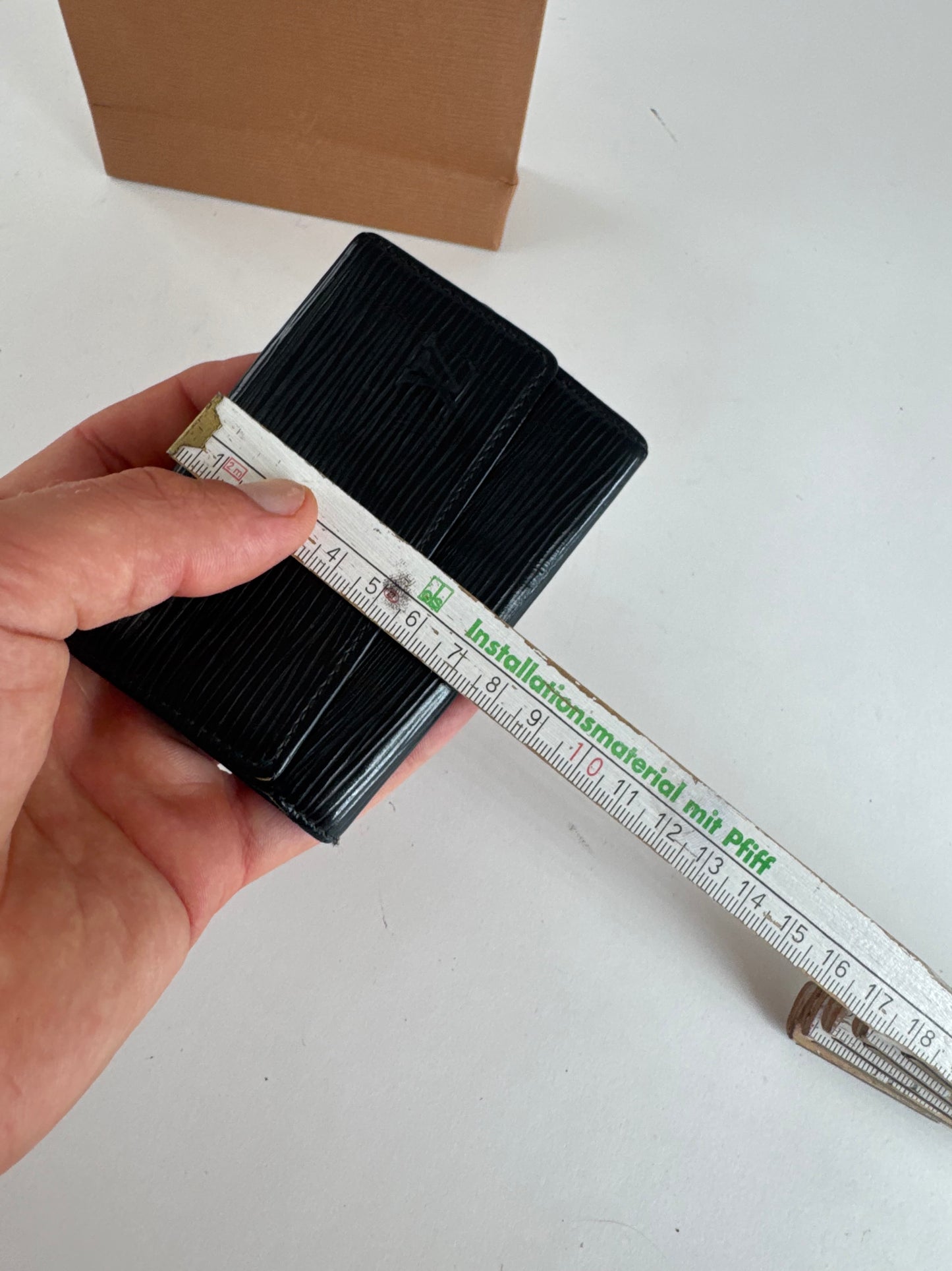 Vintage Louis Vuitton EPI Leather Key Holder black