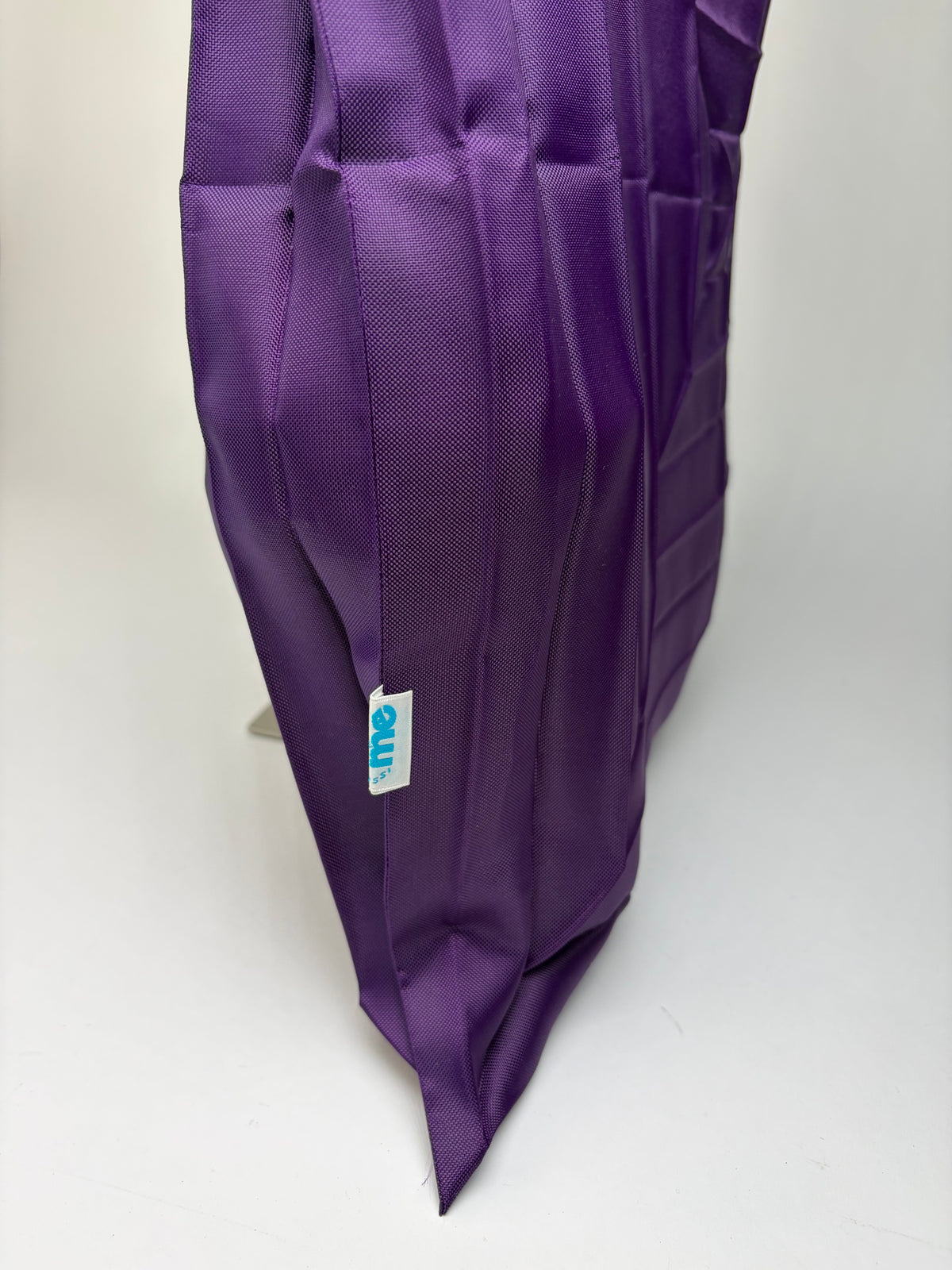 Vintage Issey Miyake Polyester Tote Purple Black Webbing