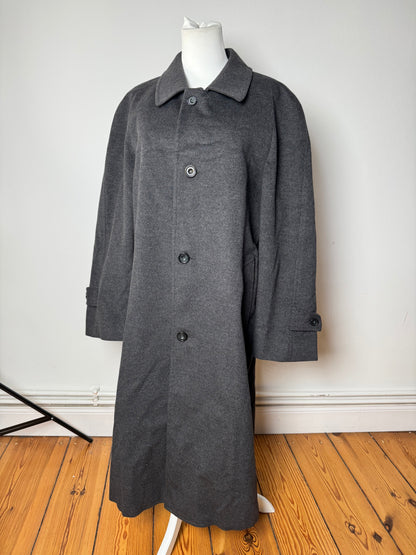 Vintage Paolo Gucci Cashmere Trenchcoat M/L anthracite