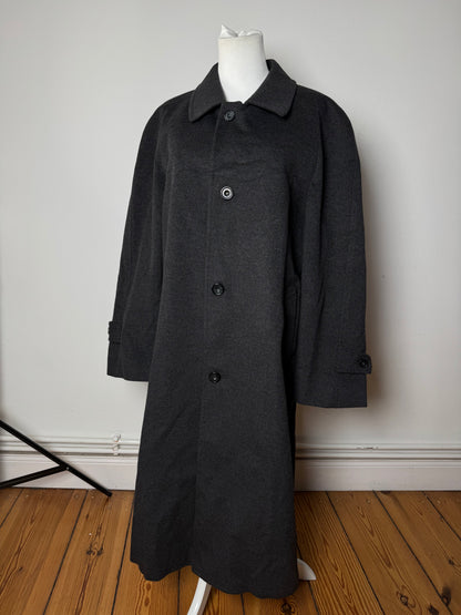 Vintage Paolo Gucci Cashmere Trenchcoat M/L anthracite
