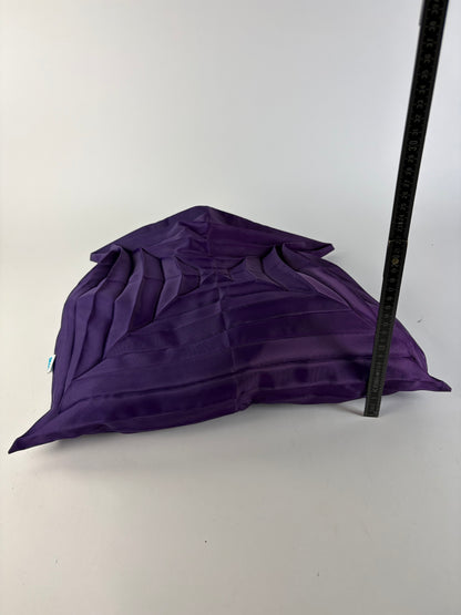 Vintage Issey Miyake Polyester Tote Purple Black Webbing