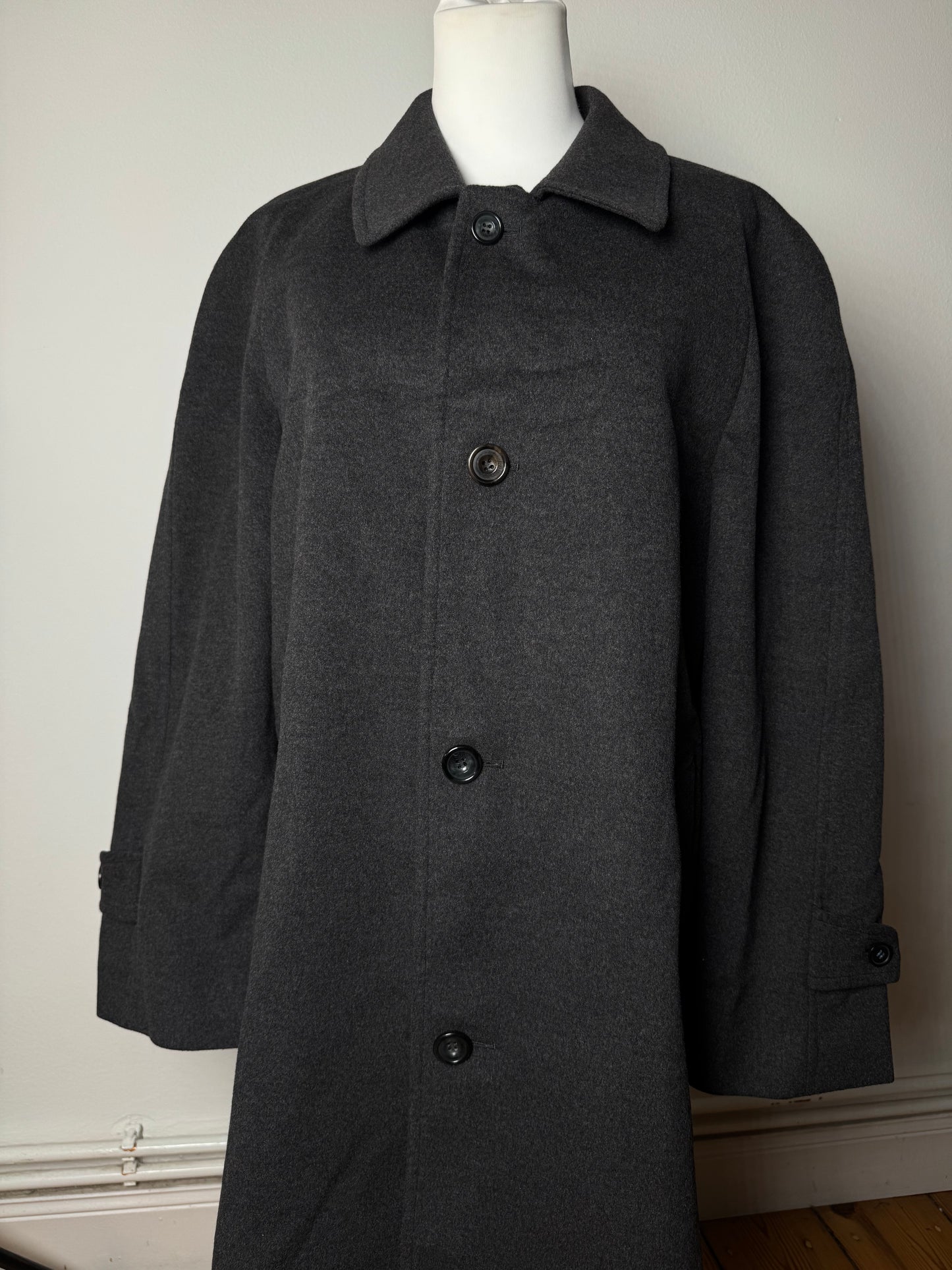 Vintage Paolo Gucci Cashmere Trenchcoat M/L anthracite