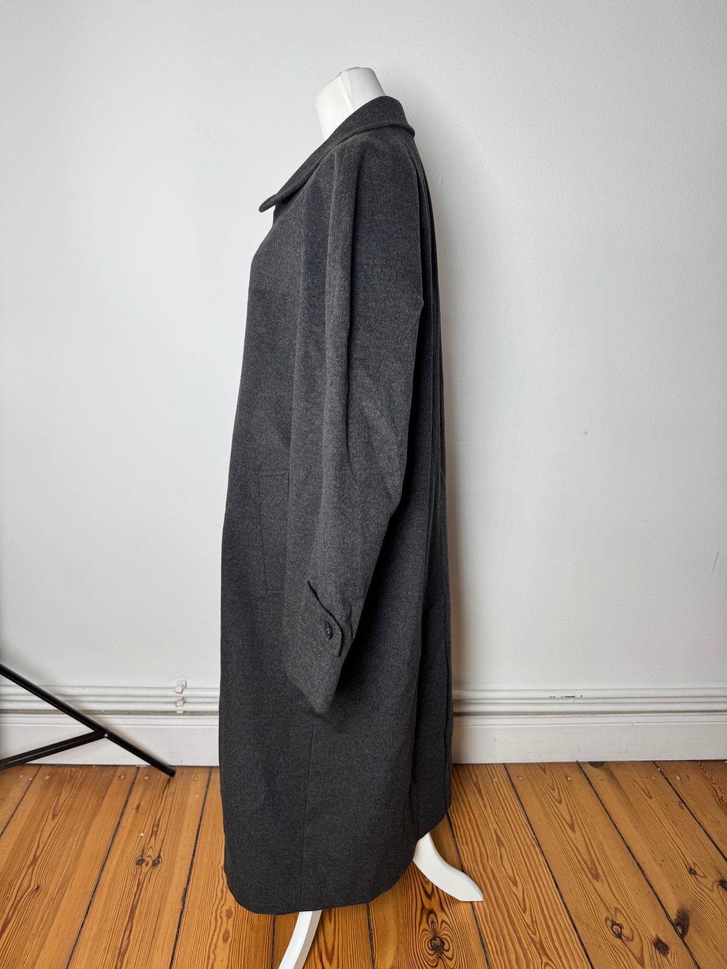 Vintage Paolo Gucci Cashmere Trenchcoat M/L anthracite