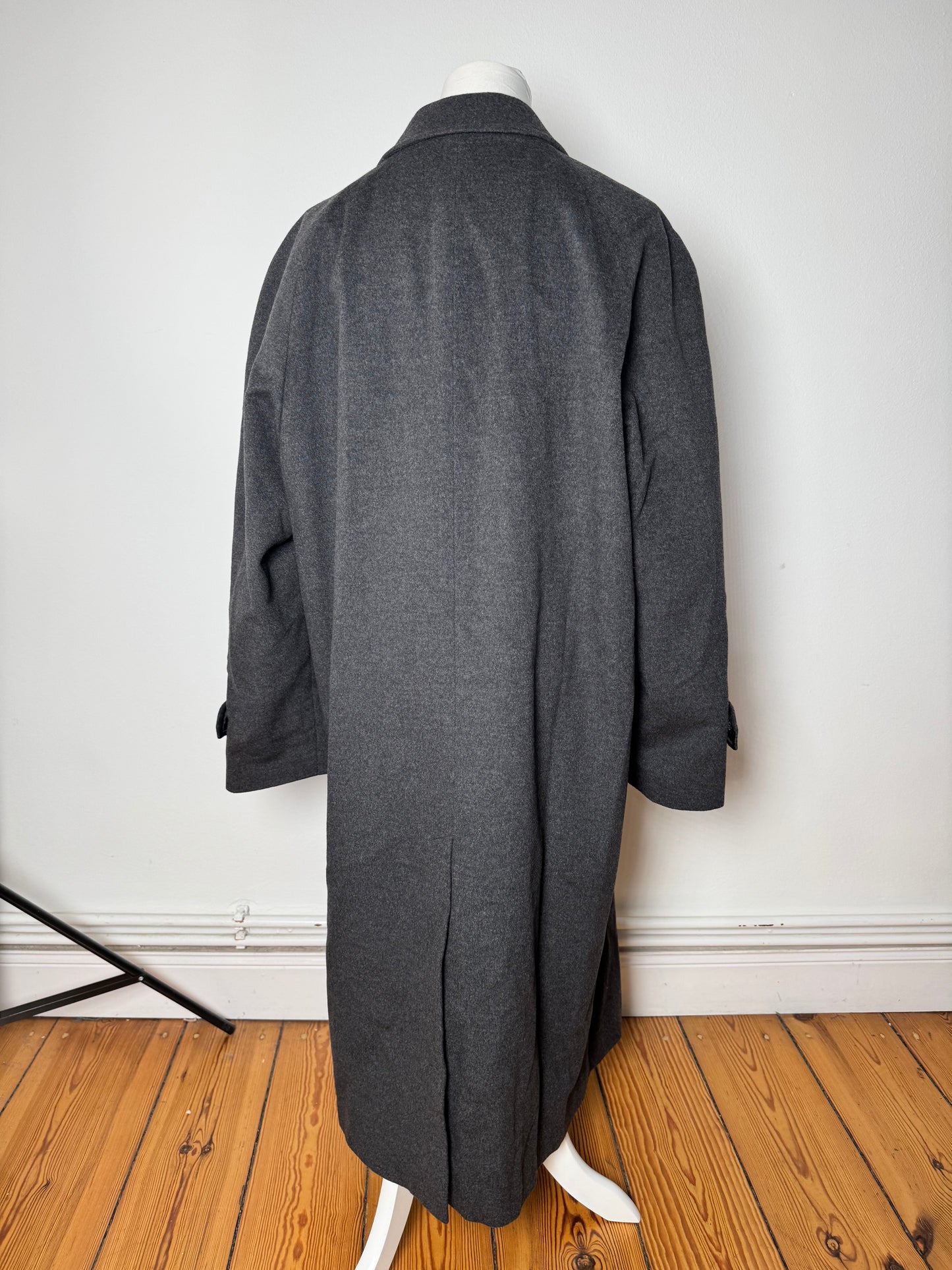 Vintage Paolo Gucci Cashmere Trenchcoat M/L anthracite