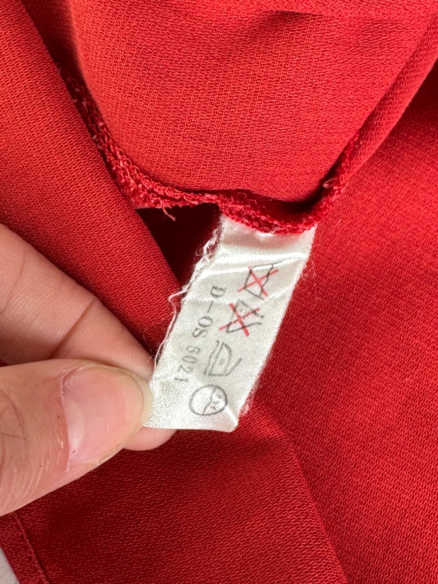 Vintage Chloe Cotton Blend Top Red L