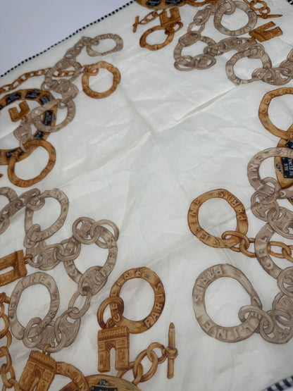 Vintage Celine Cloth beige gold