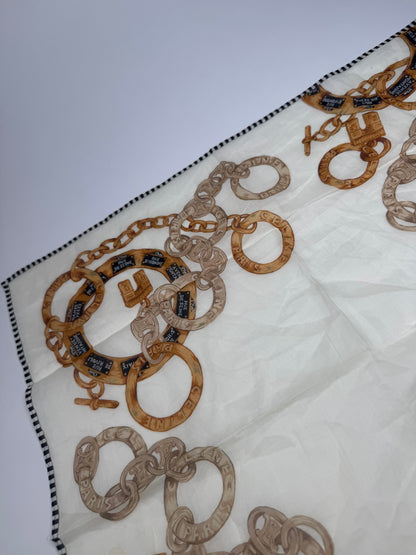 Vintage Celine Cloth beige gold