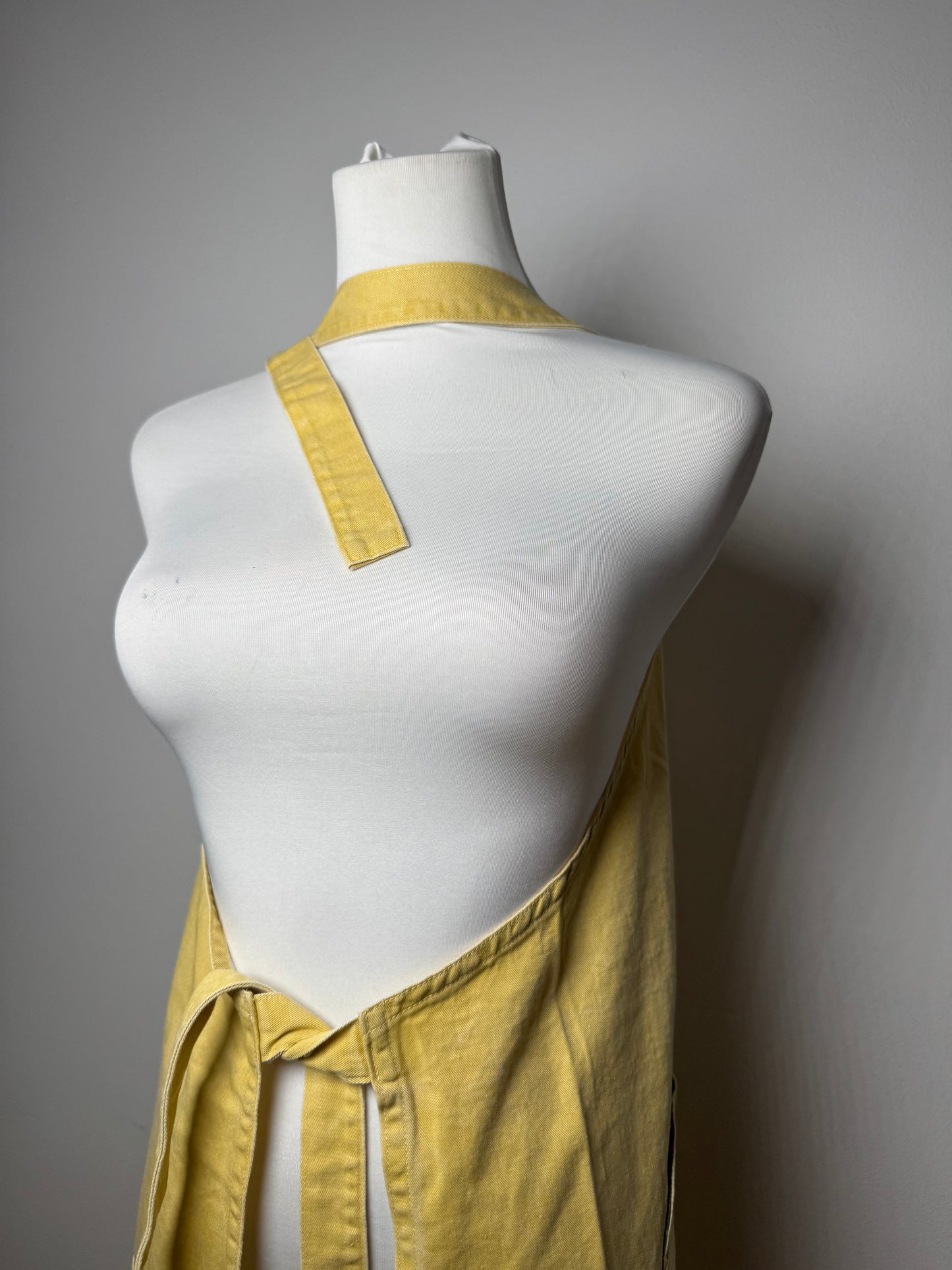 Vintage Issey Miyake Cotton dress yellow M